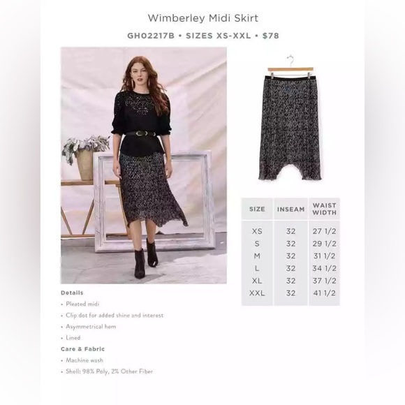 Matilda Jane/Good Hart pleated skirt - Picture 8 of 9